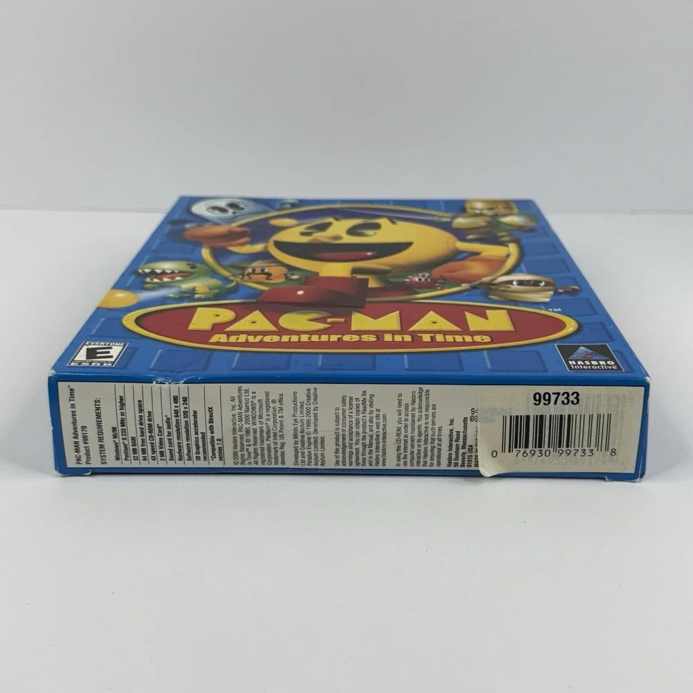 VTG Pac-Man Adventures in Time Big Box PC Game Hasbro Brand New‎ Sealed